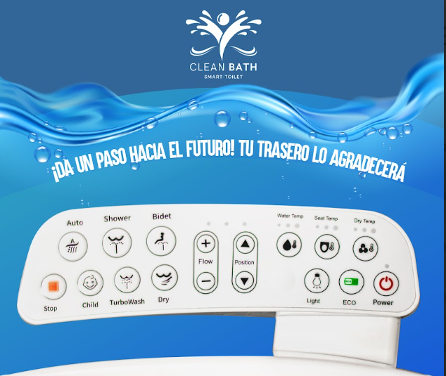 Tapa de Baño japones (Bidet inteligente-panel lateral)